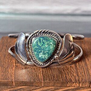 Sterling Silver and Turquoise Cuff Bracelet